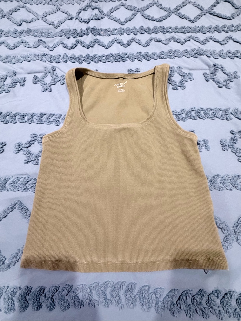 American Eagle Outfitters Women's Tank Top in Beige